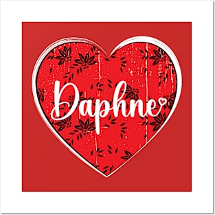 I Love Daphne First Name I Heart Daphne Posters and Art